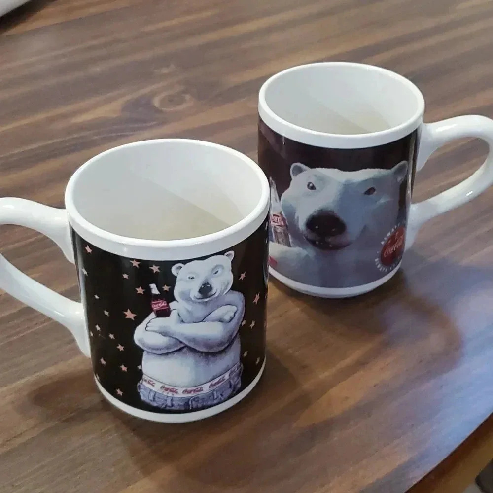 1996 COCA COLA MUGS